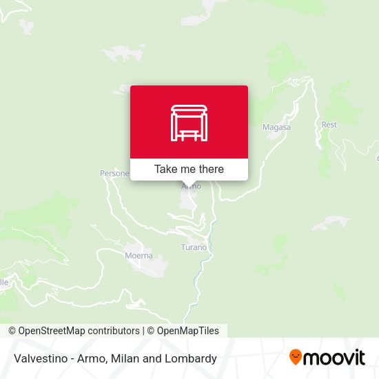 Valvestino - Armo map