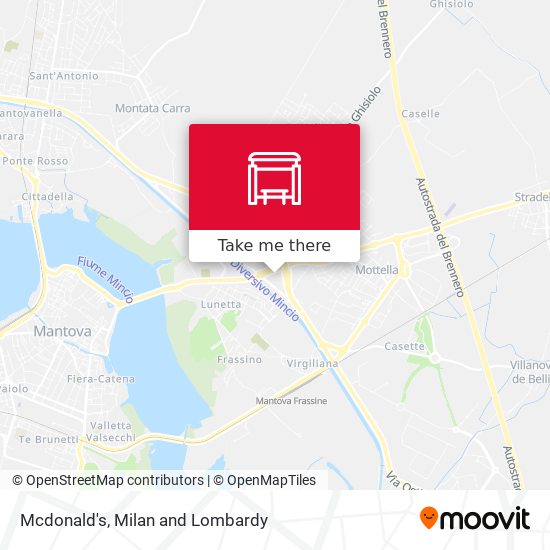 Mcdonald's map
