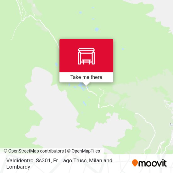 Valdidentro, Ss301, Fr. Lago Trusc map