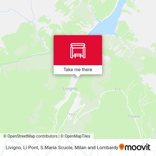 Livigno, Li Pont, S.Maria Scuole map