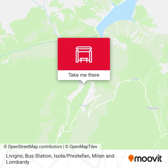 Livigno, Bus Station, Isola / Prestefan map
