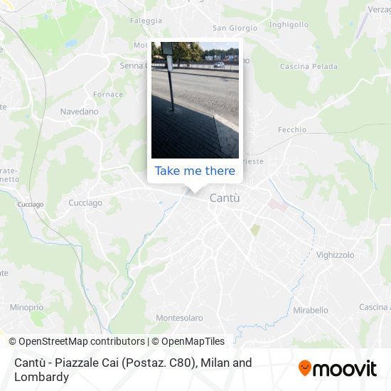 Cantù - Piazzale Cai (Postaz. C80) map