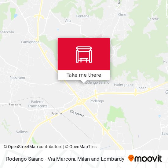Rodengo Saiano - Via Marconi map