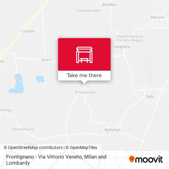 Frontignano - Via Vittorio Veneto map