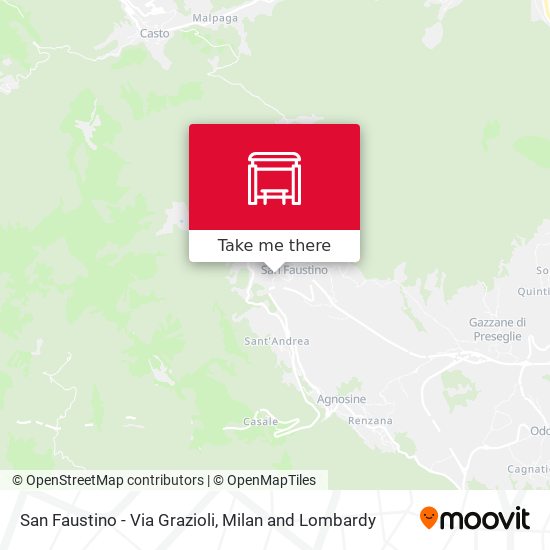 San Faustino - Via Grazioli map