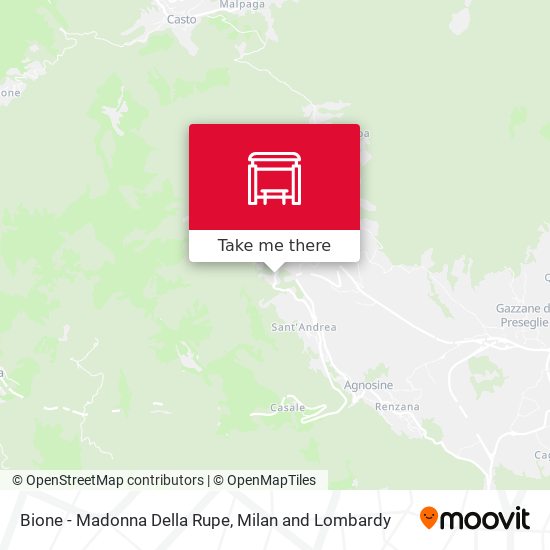 Bione - Madonna Della Rupe map