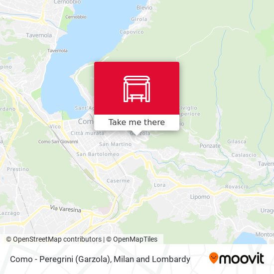 Como - Peregrini (Garzola) map