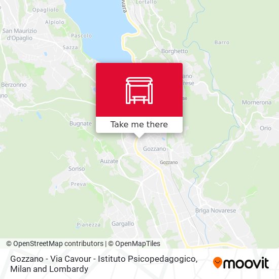 Gozzano - Via Cavour - Istituto Psicopedagogico map