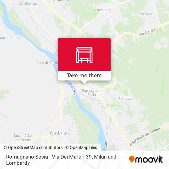 Romagnano Sesia - Via Dei Martiri  39 map