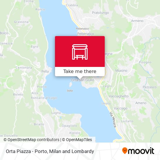 Orta Piazza - Porto map