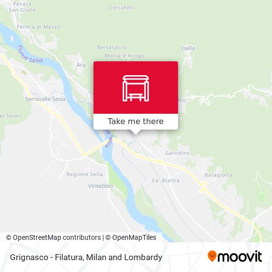 Grignasco - Filatura map