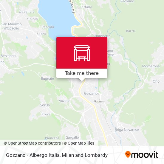 Gozzano - Albergo Italia map