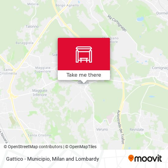 Gattico - Municipio map