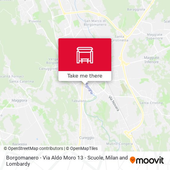 Borgomanero - Via Aldo Moro  13 - Scuole map