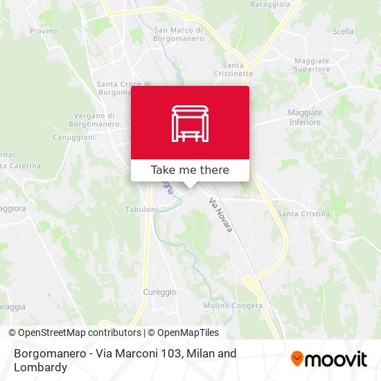 Borgomanero - Via Marconi  103 map