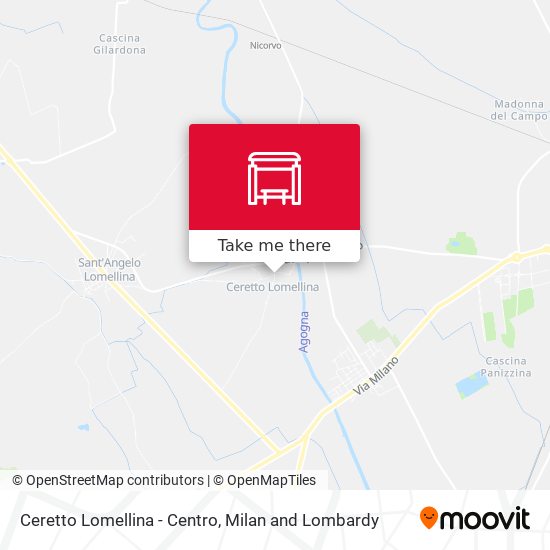 Ceretto Lomellina - Centro map