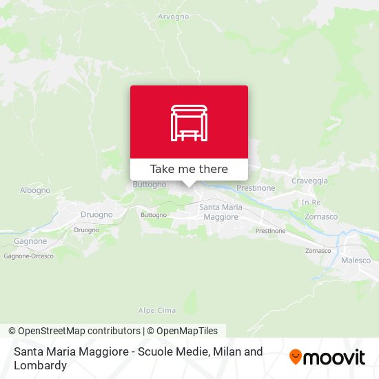 Santa Maria Maggiore - Scuole Medie map