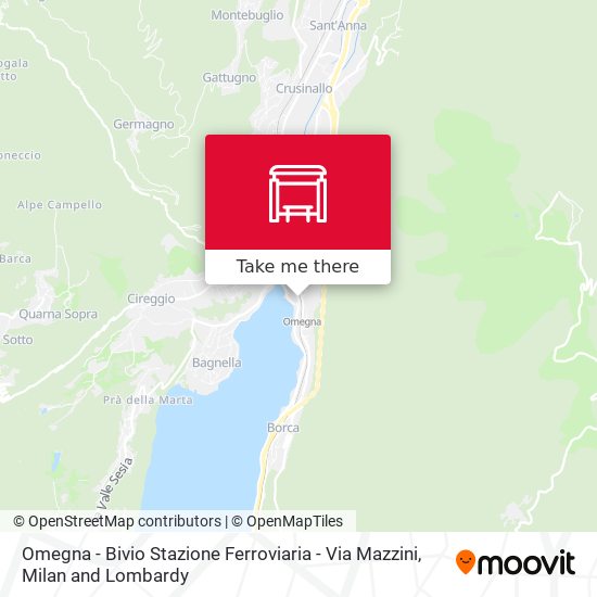 Omegna - Bivio Stazione Ferroviaria - Via Mazzini map