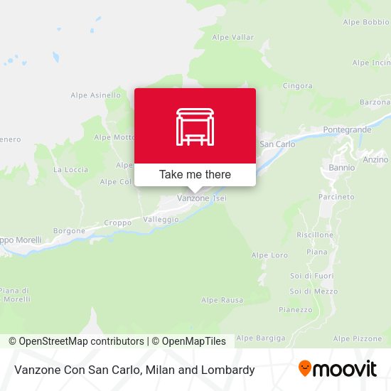 Vanzone Con San Carlo map
