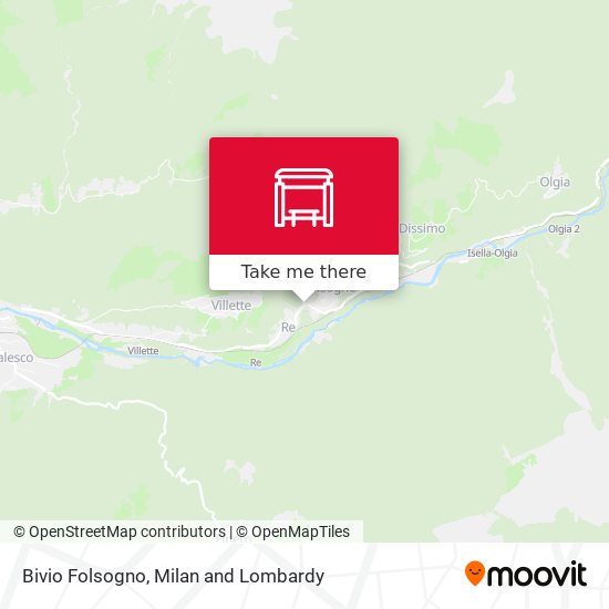 Bivio Folsogno map