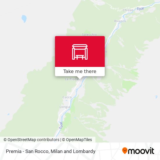 Premia - San Rocco map