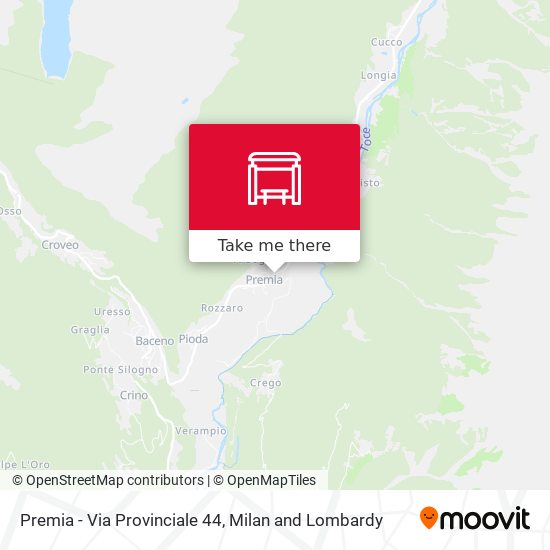 Premia - Via Provinciale  44 map