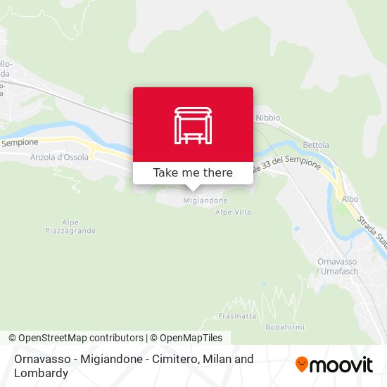 Ornavasso - Migiandone - Cimitero map