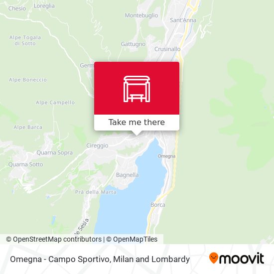 Omegna - Campo Sportivo map