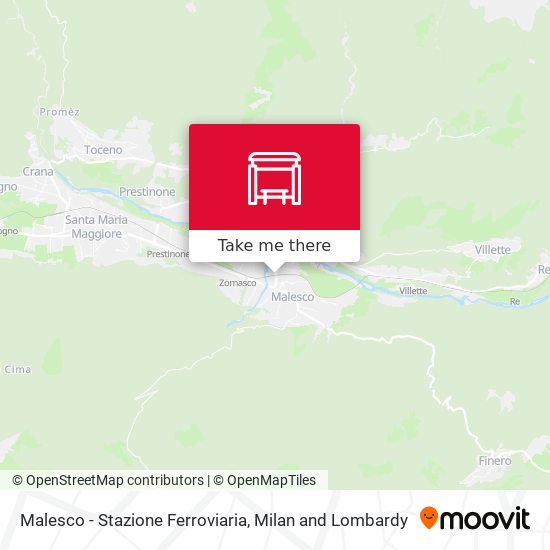Malesco - Stazione Ferroviaria map
