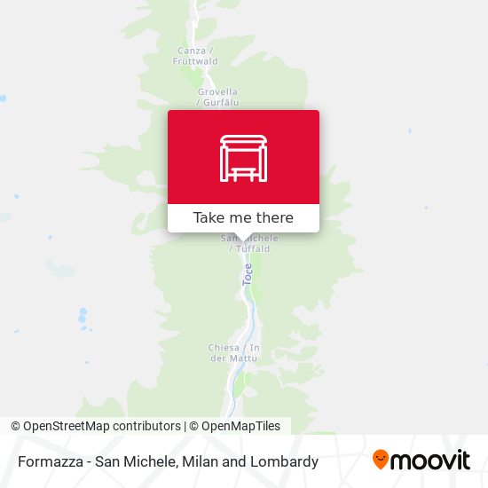 Formazza - San Michele map