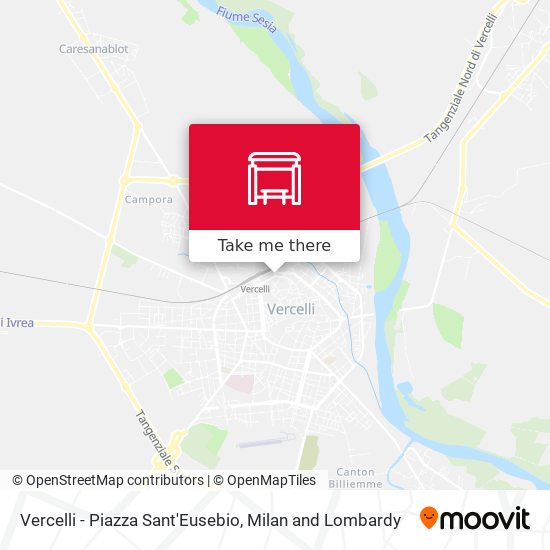 Vercelli - Piazza Sant'Eusebio map