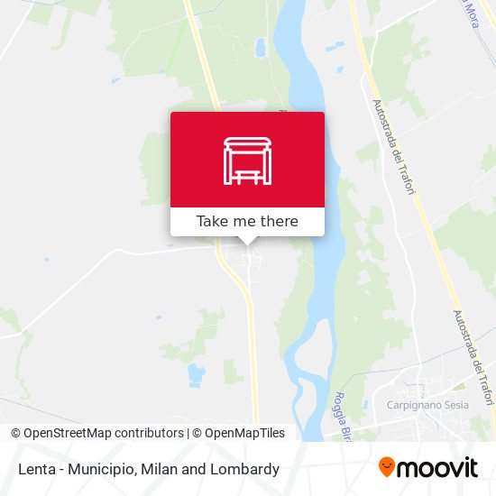 Lenta - Municipio map