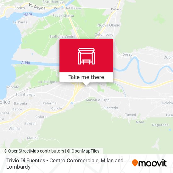 Trivio Di Fuentes - Centro Commerciale map