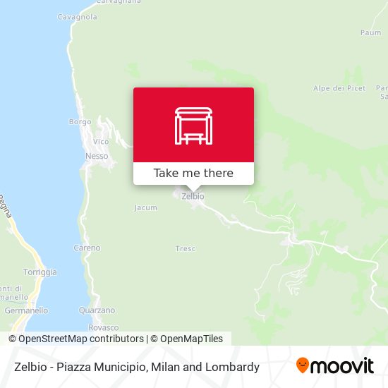 Zelbio - Piazza Municipio map
