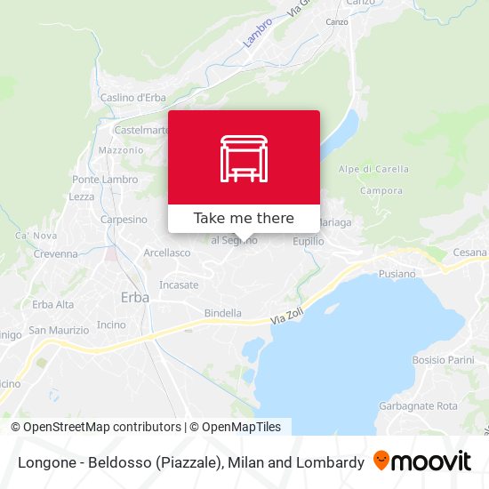 Longone - Beldosso (Piazzale) map
