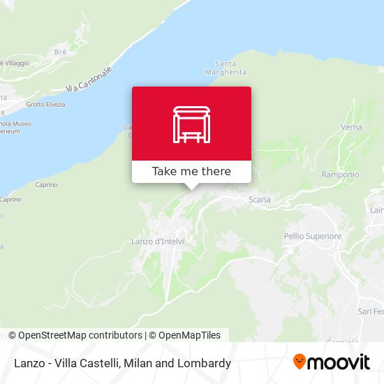 Lanzo - Villa Castelli map