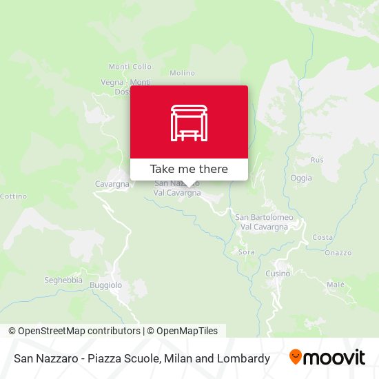 San Nazzaro - Piazza Scuole map