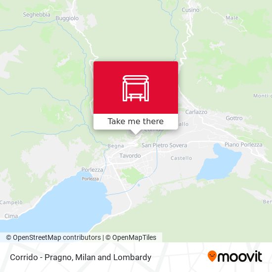 Corrido - Pragno map