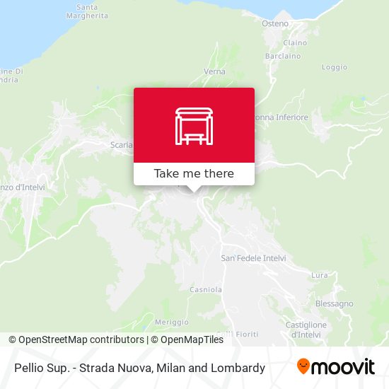 Pellio Sup. - Strada Nuova map