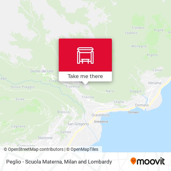 Peglio - Scuola Materna map