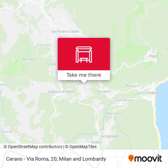Cerano - Via Roma, 20 map