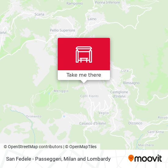 San Fedele - Passeggeri map