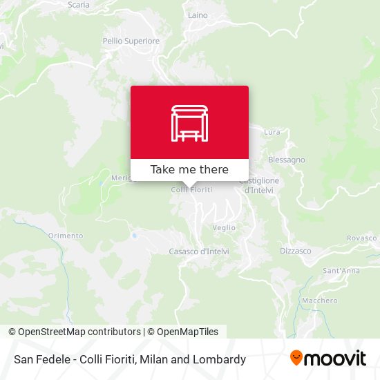 San Fedele - Colli Fioriti map
