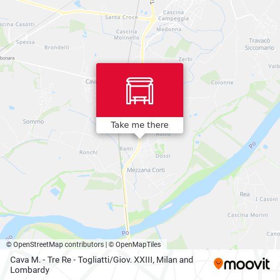 Cava M. - Tre Re - Togliatti / Giov. XXIII map