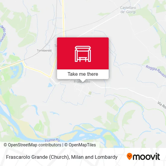 Frascarolo Grande (Church) map