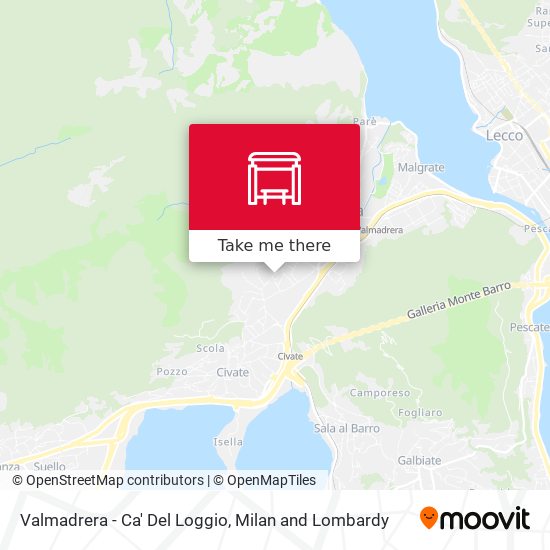 Valmadrera - Ca' Del Loggio map