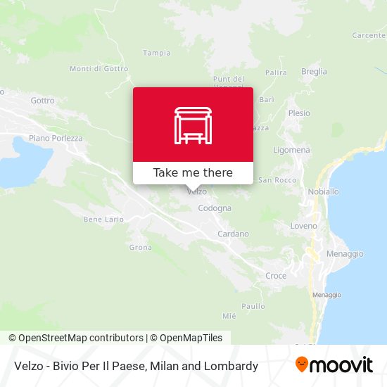 Velzo - Bivio Per Il Paese map