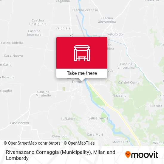 Rivanazzano Cornaggia (Municipality) map