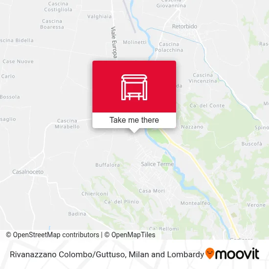 Rivanazzano Colombo/Guttuso map