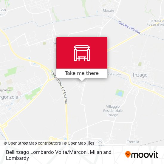 Bellinzago Lombardo Volta / Marconi map